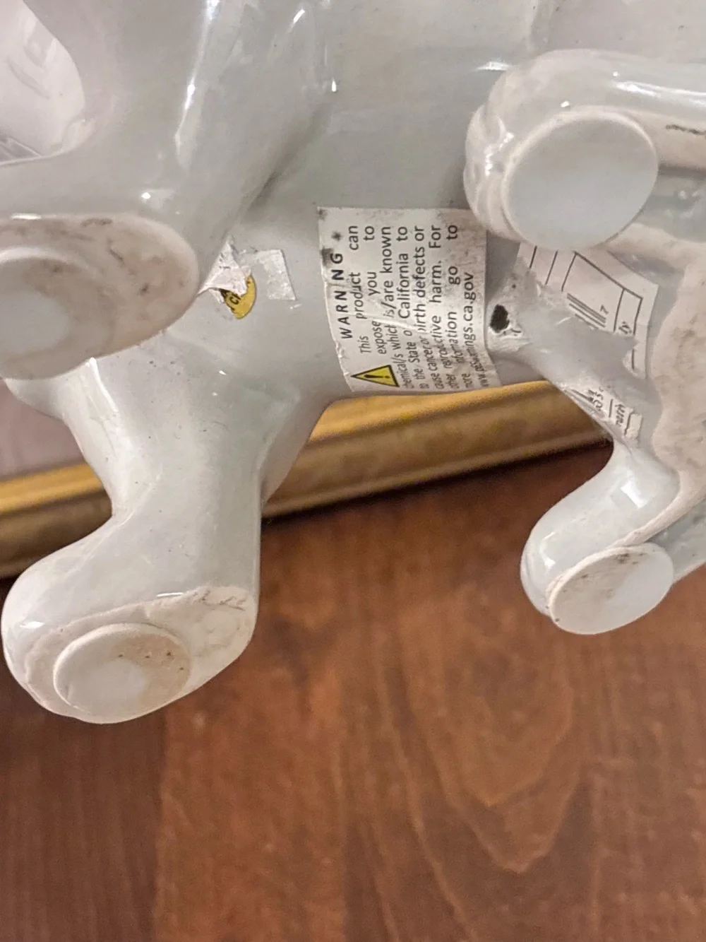 🐾 French Bulldog Ceramic Figurine — Glossy White Decor Piece